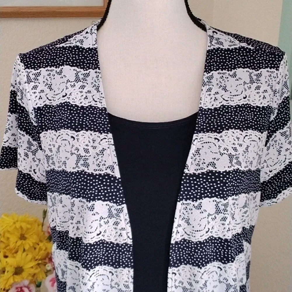 Perceptions Two Piece Look Dress - Picture 2 of 10